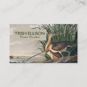 Carte De Visite Oiseau de Courlis à long bec Audubon (Devant)