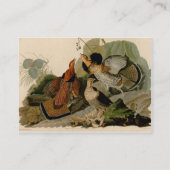 Carte De Visite Oiseau de gibier Audubon (Dos)