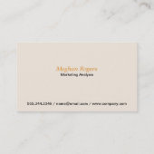 Carte De Visite Oiseau illustré (Dos)