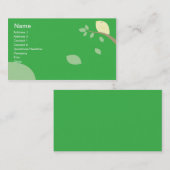 Carte De Visite Oiseau jaune - Affaires (Devant / Derrière)