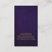 Carte De Visite Oiseau Phoenix Golden Rising (Dos)