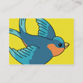 Carte De Visite Oiseau - potelé (Dos)