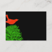 Carte De Visite Oiseau rouge (Dos)