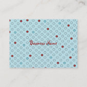 Carte De Visite Oiseau rouge Fbattement (Dos)