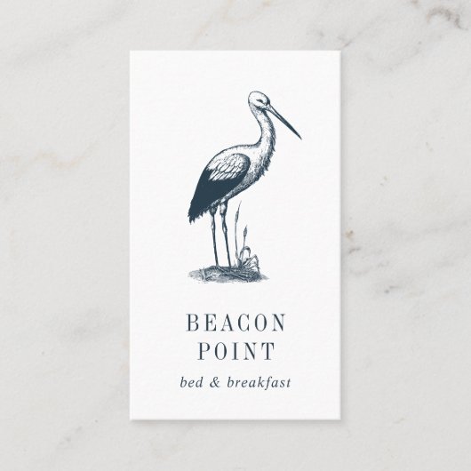 Carte De Visite Oiseau | vertical (Devant)