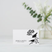 Carte De Visite Oiseaux (Debout devant)
