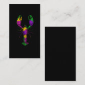 Carte De Visite Oiseaux de Crawfish Art Fruits de mer (Devant / Derrière)