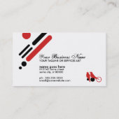 Carte De Visite oiseaux de mod (Dos)