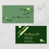 Carte De Visite oiseaux de mod (Devant / Derrière)