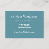 Carte De Visite Oiseaux de vacances et Garland de Noël (Dos)