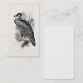 Carte De Visite Oiseaux de vautours personnalisés par oiseau (Devant / Derrière)