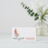 Carte De Visite Oiseaux d'emboîtement aménageant le consultant en (Debout devant)