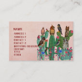 CARTE DE VISITE OISEAUX DU DÉSERT (Devant)
