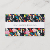 Carte De Visite Oiseaux exotiques (Dos)