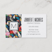 Carte De Visite Oiseaux exotiques (Devant)