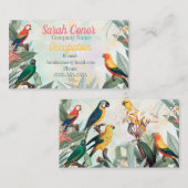 Carte De Visite Oiseaux exotiques (Devant / Derrière)