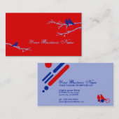 Carte De Visite oiseaux moisis (Devant / Derrière)