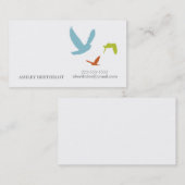 Carte De Visite Oiseaux simples (Devant / Derrière)