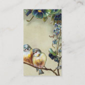 Carte De Visite Oiseaux Vintages (Dos)
