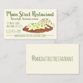 Carte De Visite Oklahoma Poulet Frit Steak Restaurant Restauration (Devant / Derrière)