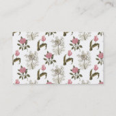 Carte De Visite Old English Garden Vintage (Dos)