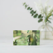 Carte de visite olive (Debout devant)