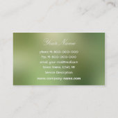 Carte de visite olive (Dos)