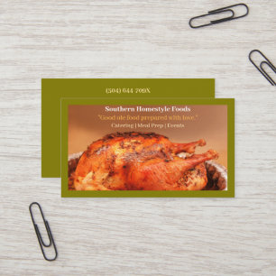Carte De Visite Olive Homestyle Cuisine Turquie Viande Aliments pr