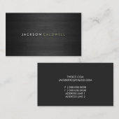 Carte de visite| Olive noir duo inondée (Devant / Derrière)