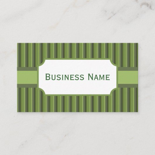 Carte de visite Olive rétro (Devant)