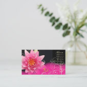 Carte de visite om eau de rose lys + tourbillons p (Debout devant)