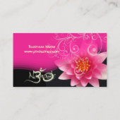 Carte de visite om eau de rose lys + tourbillons p (Dos)