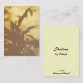 Carte De Visite Ombre ATC (Devant / Derrière)