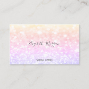 Carte De Visite Ombre Bokeh Moderne Élégant