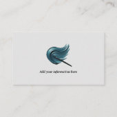 Carte De Visite Ombre de l'oeil bleu profond (Dos)