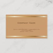 Carte De Visite Ombre doré professionnel (Dos)