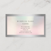 Carte De Visite Ombre encadrée Simply Professional Gris Perle d'ar (Dos)