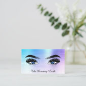 Carte De Visite *~* OMBRE Lashes QR Brows Extensions parties scint (Debout devant)
