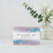 Carte De Visite *~* Ombre Luxe Gold Glam Rainbow Parties scintilla (Debout devant)