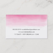 Carte De Visite Ombre rose (Dos)