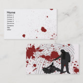 Carte De Visite On mourra (Devant / Derrière)