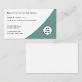 Carte De Visite Oncologie Médicale moderne (Devant / Derrière)