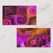 Carte De Visite Onde thermique (Devant / Derrière)