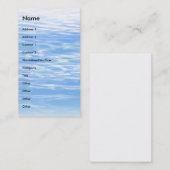 Carte De Visite Ondes | (Devant / Derrière)