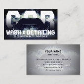 Carte De Visite Ondes de démarrage automobile (Devant / Derrière)