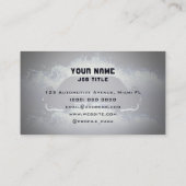 Carte De Visite Ondes de démarrage automobile (Dos)