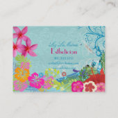 Carte De Visite Ondes de PixDezines hula (Dos)