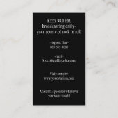 Carte De Visite ondes radio (Dos)