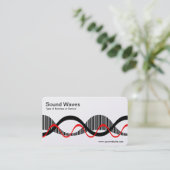 Carte De Visite Ondes sonores 02 - (Platine) (Debout devant)