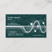 Carte De Visite Ondes sonores - la terre verte (Dos)